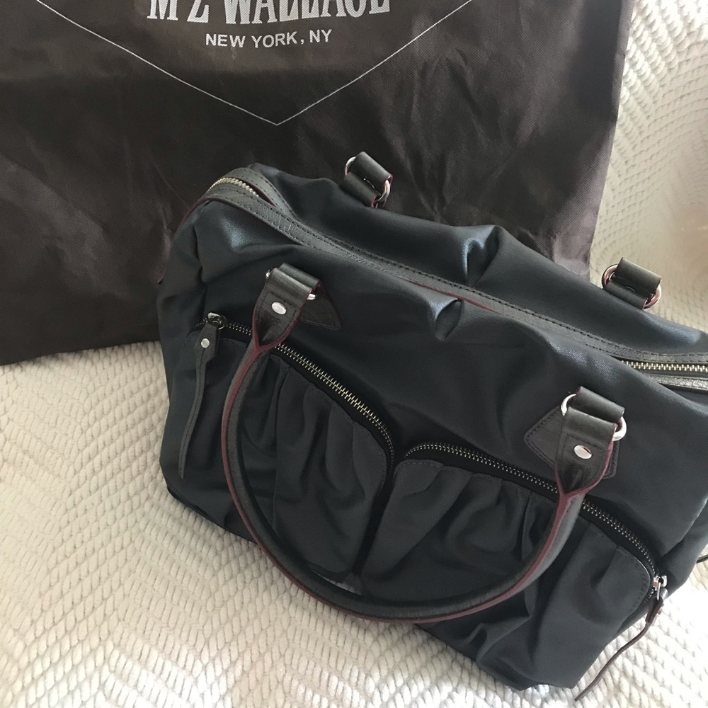 Grey (Gun Metal) MZ Wallace Jane shoulder bag/tote